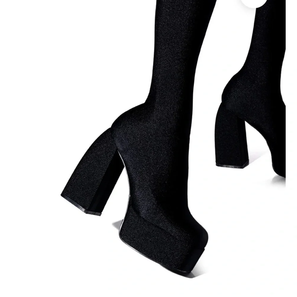 AKIRA Black Heels